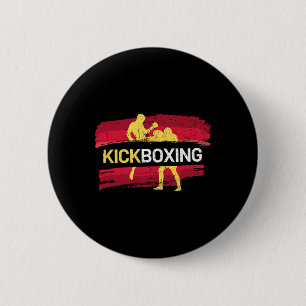 Kickboxen Kampfsport Button