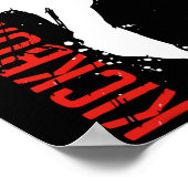 Kickboxen Kampfsport Poster (Ecke)
