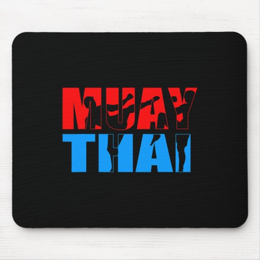 Kickboxen Kampfsport Thai Boxing Muay Thai Mousepad (Vorne)