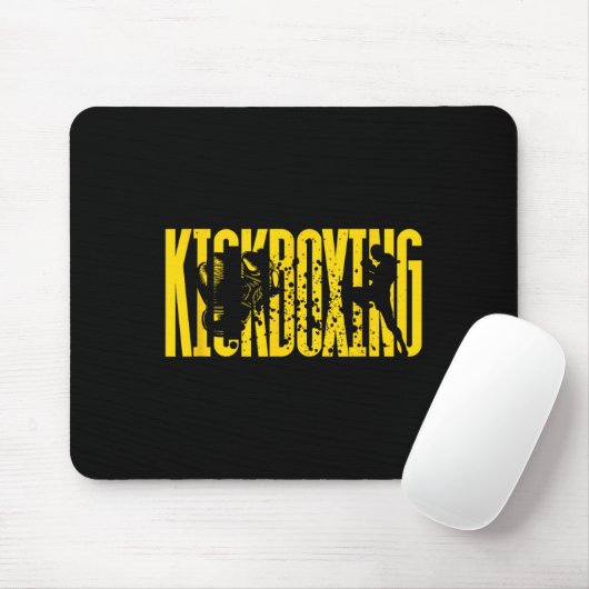 Kickboxen Kampftechnik Mousepad (Mit Mouse)