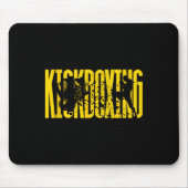 Kickboxen Kampftechnik Mousepad (Vorne)