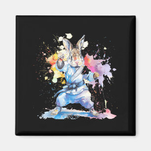 Kickboxen Kaninchen Karate Taekwondo Jiu-Jitsu MMA Magnet