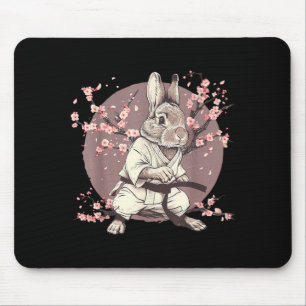 Kickboxen Kaninchen Taekwondo Karate MMA Hase Mousepad