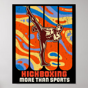 Kickboxen Karate Taekwondo Martial Arts Training A Poster