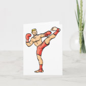 Kickboxen Karte (Vorderseite)