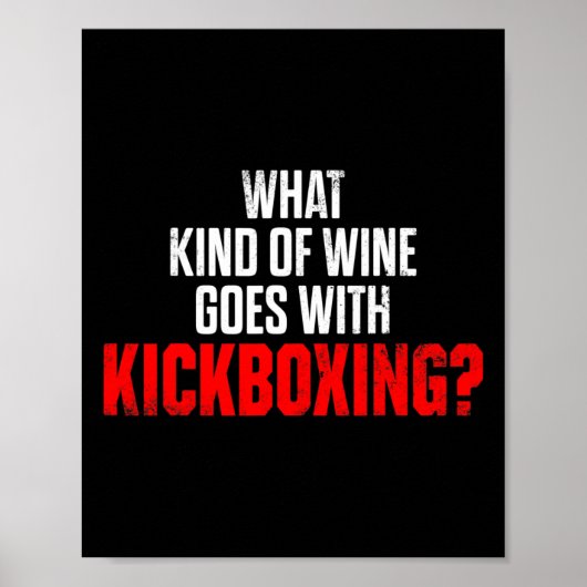 Kickboxen Kick Boxing Training _4 Poster (Vorne)