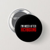 Kickboxen Kick Boxing Workout _5  Button (Vorne & Hinten)