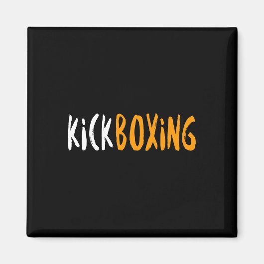 Kickboxen Kick Boxing Workout _6 Magnet (Vorne)