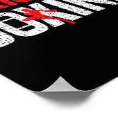 Kickboxen Kickboxen Boxer Kickboxer Kampfsport Poster (Ecke)