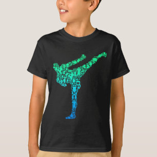 Kickboxen Kickboxen Taekwondo Karate Jungen Kinder T-Shirt