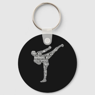 Kickboxen Kickboxer Karate Männer Kinder Jungen  Schlüsselanhänger
