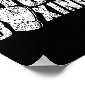 Kickboxen Kickboxer Kickbox Kick Boxen Kampfsport Poster (Ecke)