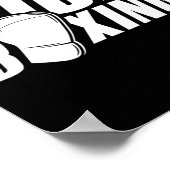 Kickboxen Kickboxer Kickbox Kick Boxen Martial A Poster (Ecke)
