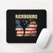 Kickboxen - Kickboxer Mixed Martial Arts Trainer Mousepad (Mit Mouse)