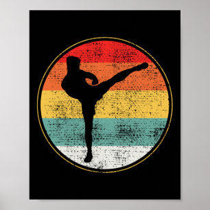 Kickboxen Kickboxer Retro Vintage _1 Poster