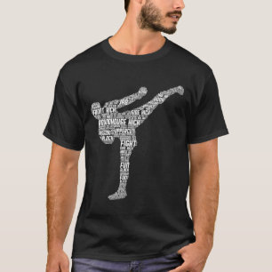 Kickboxen Kickboxer Taekwondo Karate Kinder Junge T-Shirt