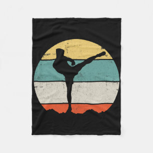 Kickboxen Kickboxer Vintage Fleecedecke