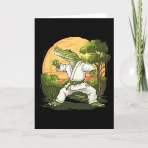 Kickboxen Krokodil Taekwondo Karate Mma Lustig Ma Karte