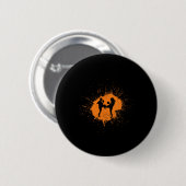 Kickboxen Kunst Sport  Button (Vorne & Hinten)