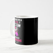 Kickboxen Langweiliges Kickbox-Training Kaffeetasse (Vorderseite Links)