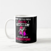 Kickboxen Langweiliges Kickbox-Training Kaffeetasse (Links)