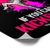 Kickboxen Langweiliges Kickbox-Training Poster (Ecke)