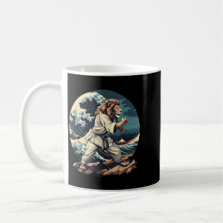 Kickboxen Löwe Wellen Taekwondo Jiu-Jitsu Mma Löwe Kaffeetasse