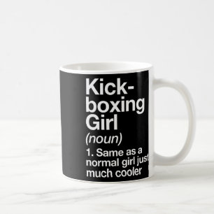 Kickboxen Mädchen Definition Lustig Sport Martial  Kaffeetasse