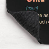 Kickboxen Mädchen Definition Lustiger Kickboxen Fa Mousepad (Ecke)