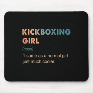 Kickboxen Mädchen Definition Lustiger Kickboxen Fa Mousepad