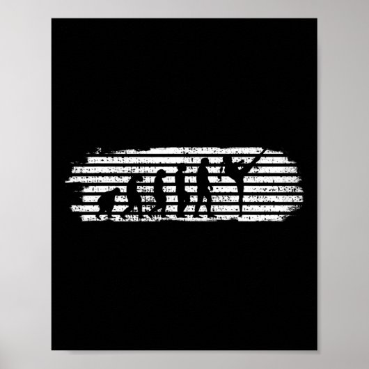 Kickboxen Mädchen Kickboxer Evolution Lustig Poster (Vorne)