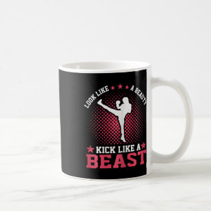 Kickboxen Mädchen - Sieht aus wie eine Schönheit t Kaffeetasse