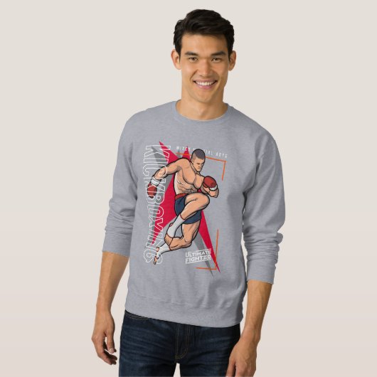 Kickboxen | Männer Sweatshirt (Vorne ganz)