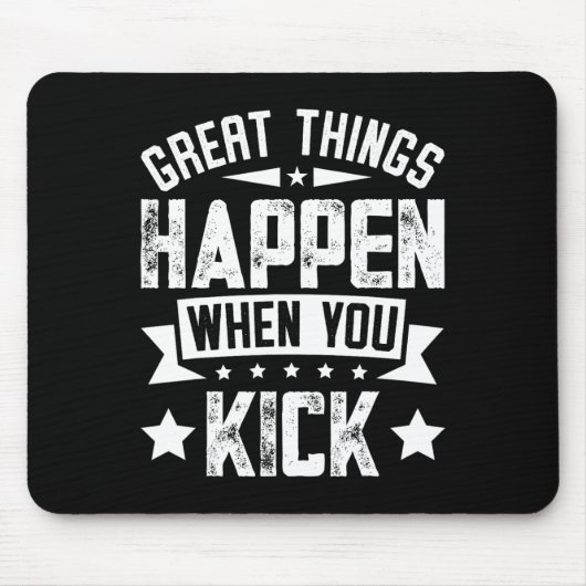 Kickboxen-Meme-Zitat  Mousepad (Vorne)