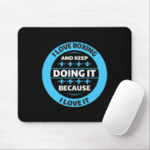 Kickboxen Muay Thai Boxen _2  Mousepad (Mit Mouse)
