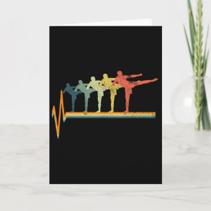 Kickboxen Muay Thai Thaiboxen Mma Vintage Karte