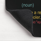 Kickboxen Mutter Definition Frauen Kampfsport Kick Mousepad (Ecke)