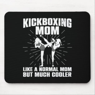 Kickboxen-Mutter-Kunst für Mutter Frauen Kickboxer Mousepad