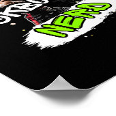 Kickboxen Nerd Poster (Ecke)