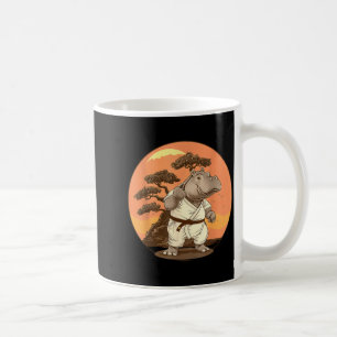 Kickboxen Nilpferd Kampfsport Karate Jiu-Jitsu MMA Kaffeetasse