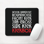 Kickboxen Schläge - Kickboxer Kampfsporttrainer Mousepad (Mit Mouse)