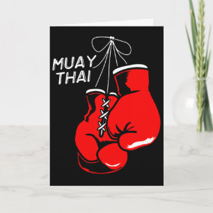 Kickboxen Thai Boxing Muay Thai Handschuhe Karte