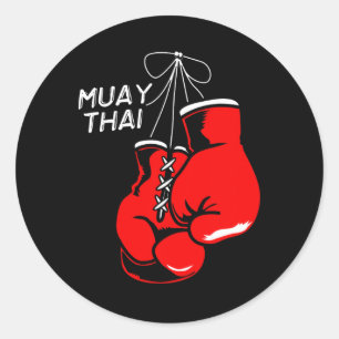 Kickboxen Thai Boxing Muay Thai Handschuhe Runder Aufkleber