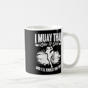Kickboxen Thailand Mma Thai Boxen Muay Thai Mädche Kaffeetasse
