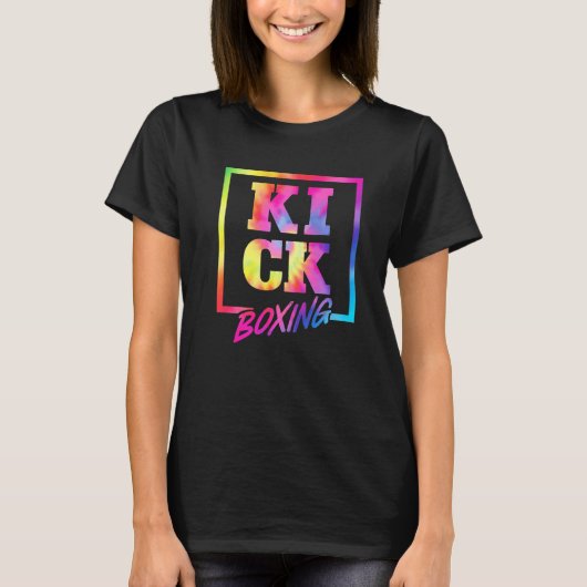 Kickboxen Vintage Kick Boxing T-Shirt (Vorderseite)