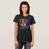 Kickboxen Vintage Kick Boxing T-Shirt (Vorne ganz)