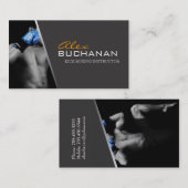 Kickboxen-Visitenkarte Visitenkarte (Vorne/Hinten)