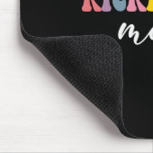 Kickboxende Mutter Lustig Stylische Kampfsportlieb Mousepad (Ecke)