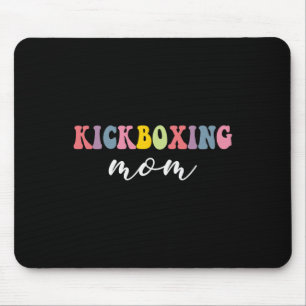 Kickboxende Mutter Lustig Stylische Kampfsportlieb Mousepad