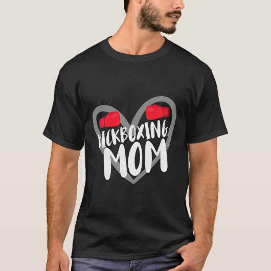 Kickboxende Mutter T-Shirt (Vorderseite)